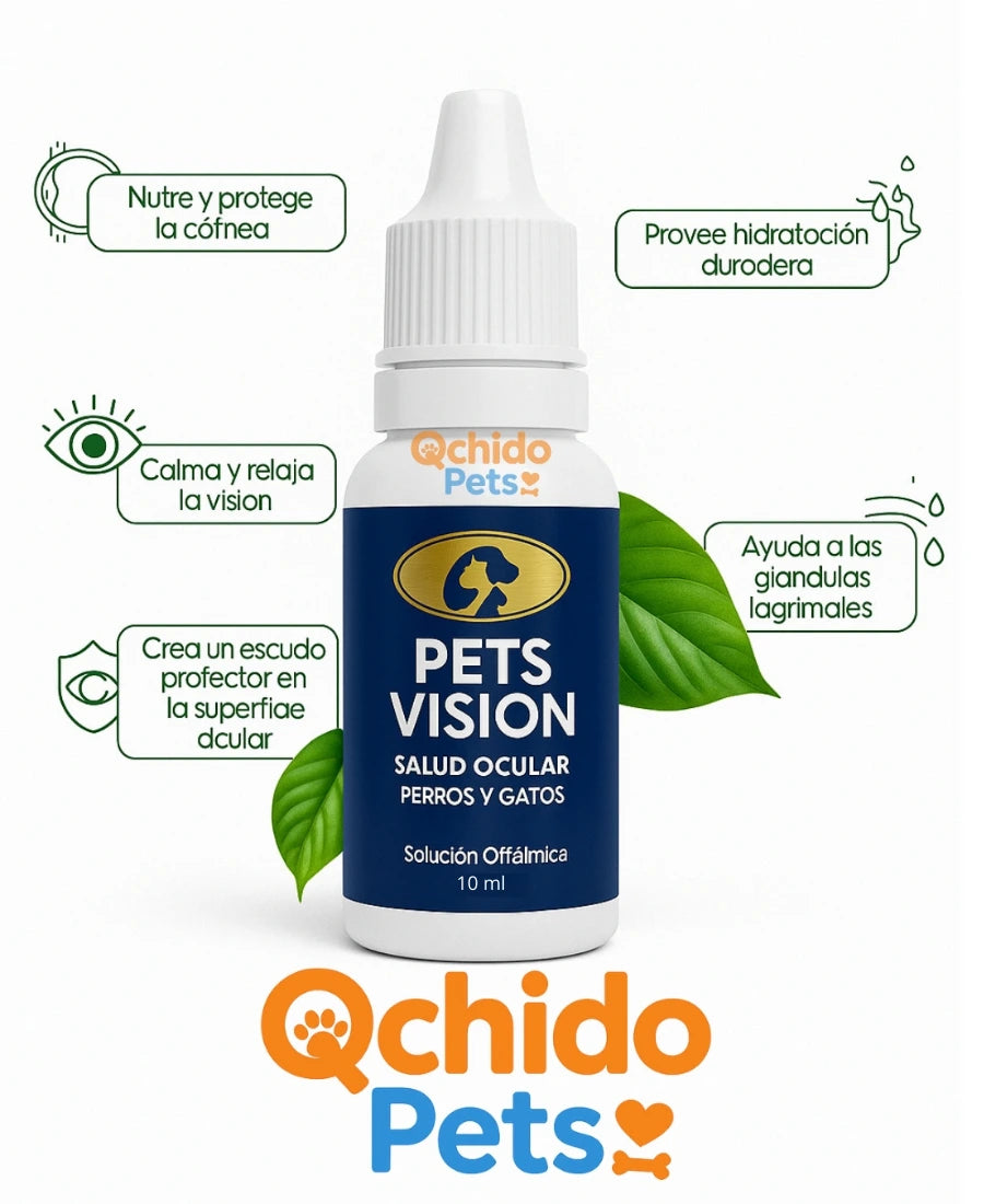 Pets Visión™ - Gotas Oculares para Mascotas