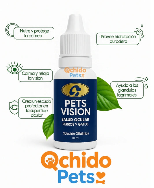 Pets Visión™ - Gotas Oculares para Mascotas